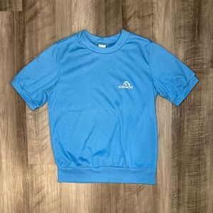 Jordache Vintage Retro 80s Banded Waist Tee Made in USA – Size Medium